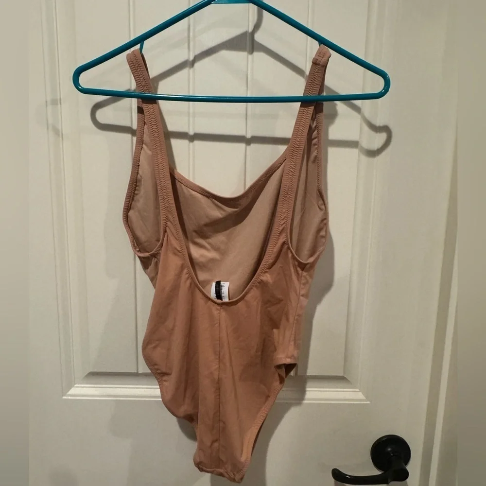 TAN J.Crew Scoopback One-Piece Swimsuit 4 - Picture 3 of 7