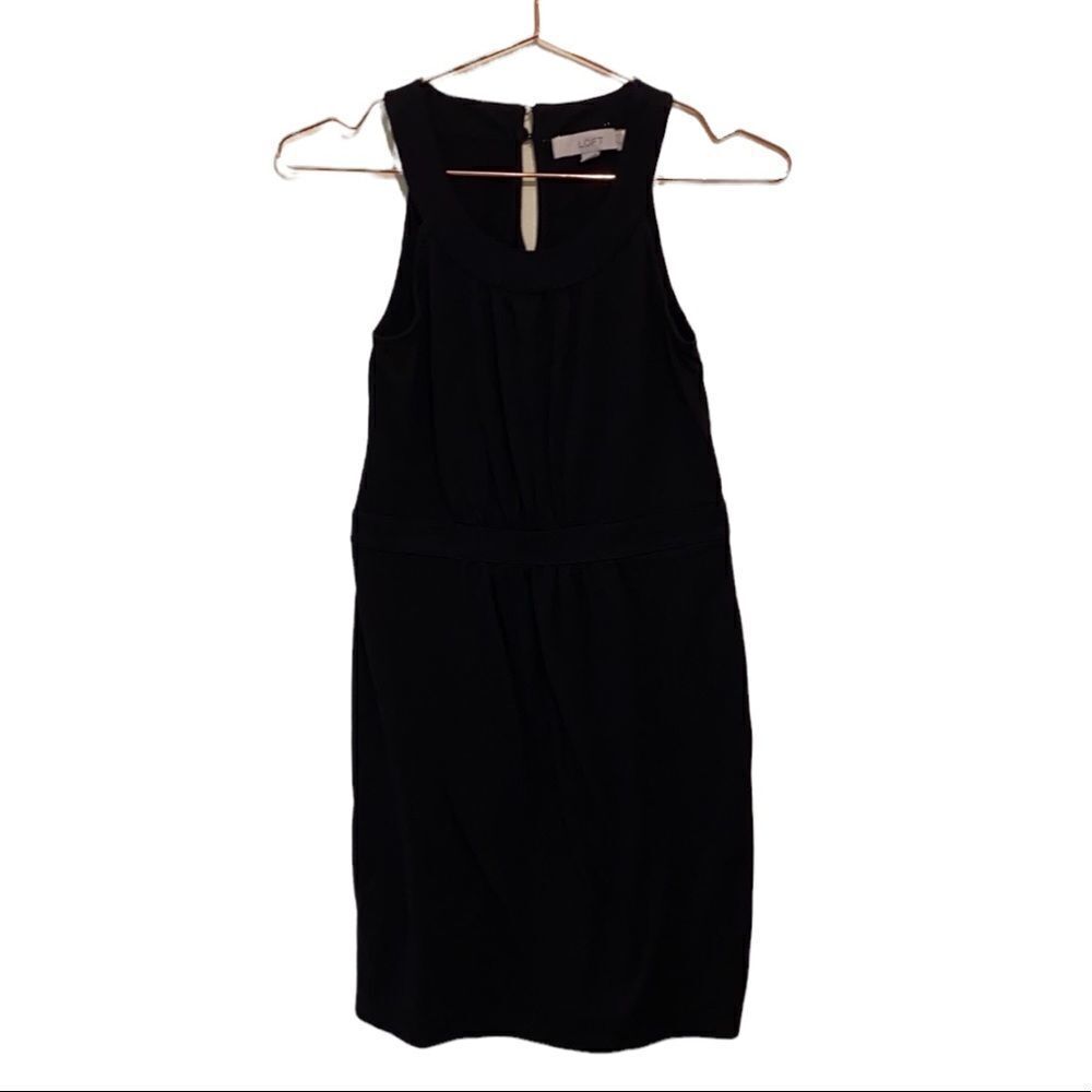 Loft Ann Taylor Black Dress Size XXS