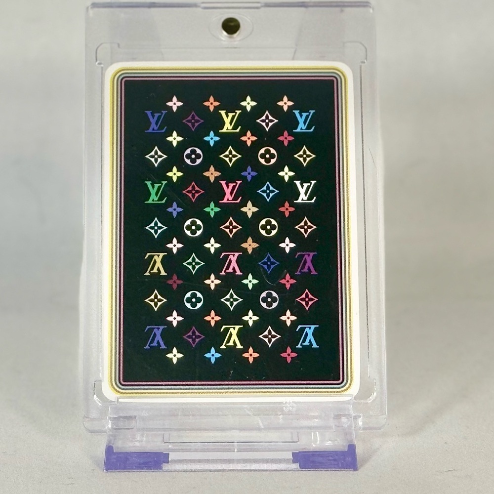 LV Murakami JOKER Multicolor Playing Card in protective display case‎ & COA