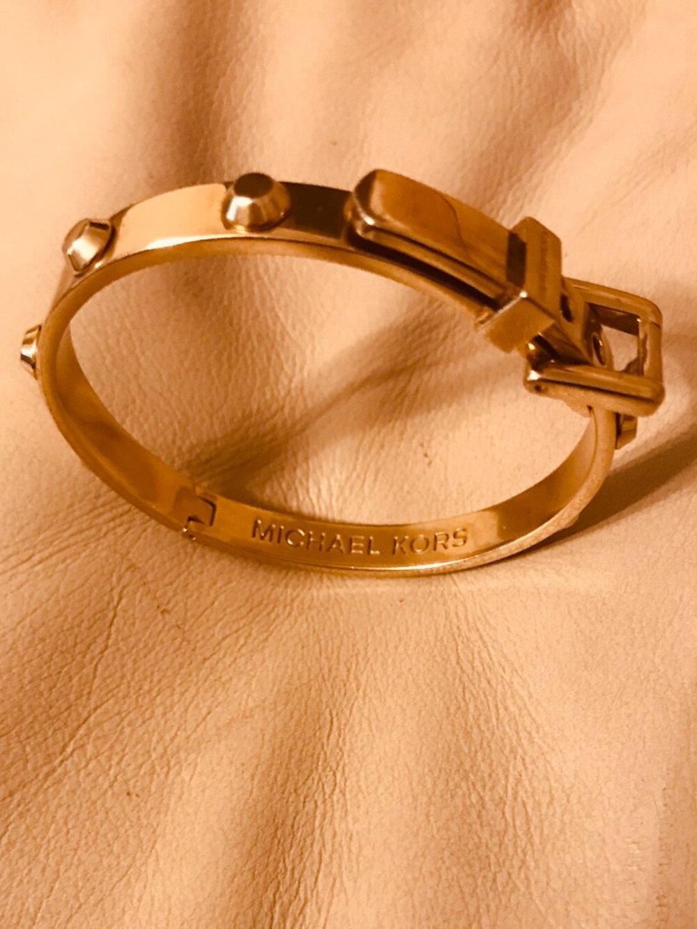 Michael Kors AstorBelt Buckle Bangle Bracelet