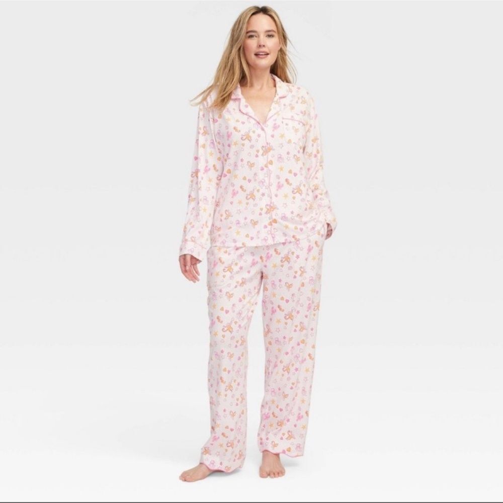 Roller Rabbit x Target Women’s Sea Life Long Sleeves & Pants Pajama Set Pink