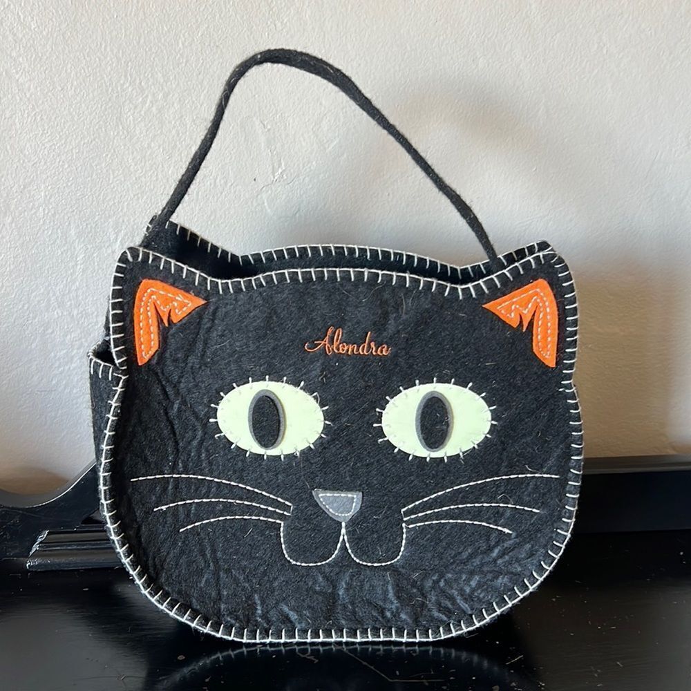 Pottery Barn Kids Black Cat Bag