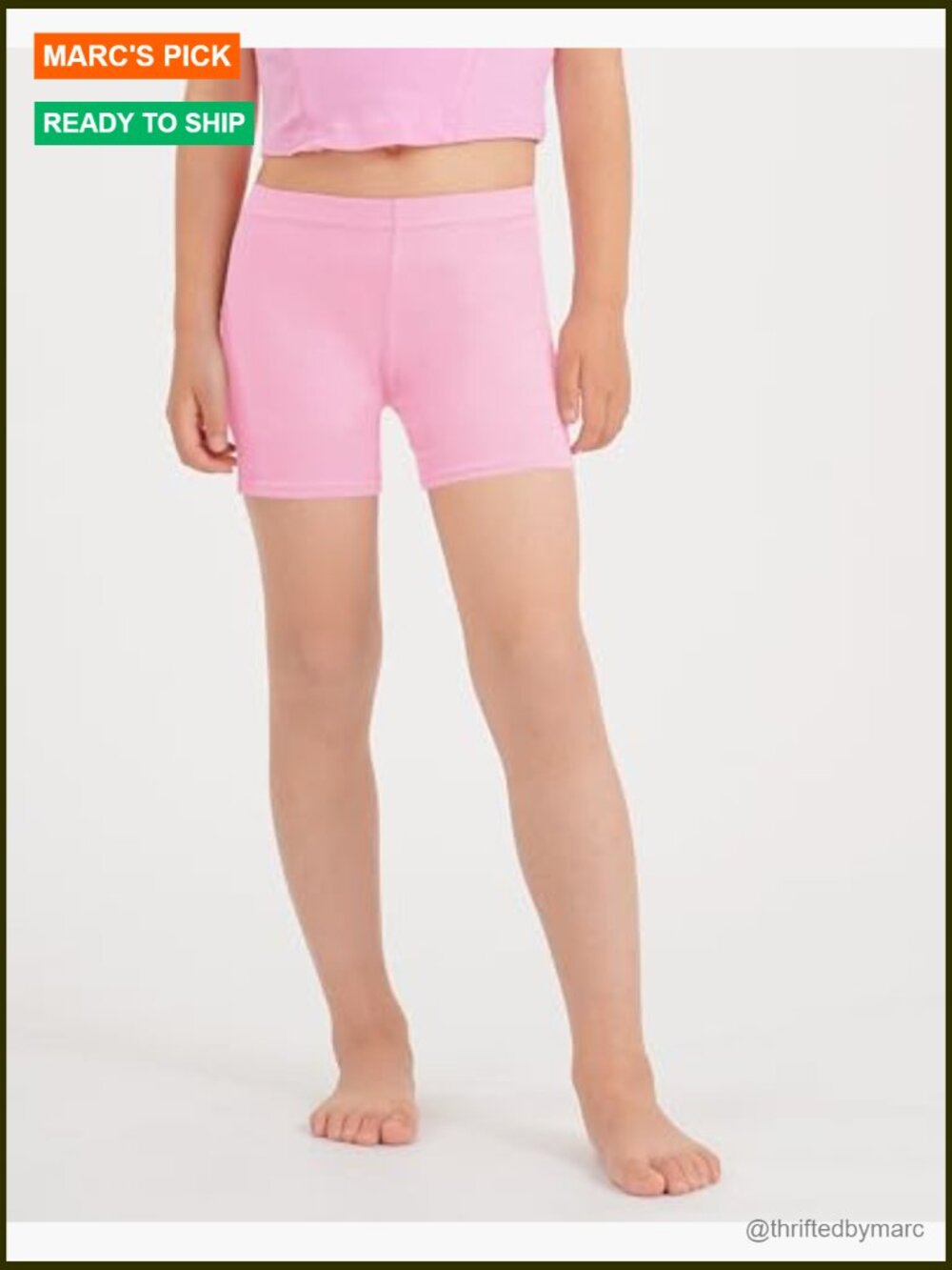 4 Pack Girls Bike Shorts Cartwheel Shorts for Toddlers Kids Under Dress Dance - Picture 2 of 7