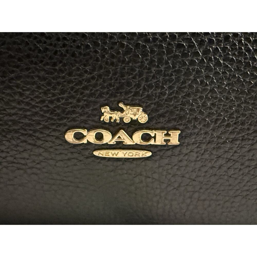 COACH Val Duffle Bag in Pebbled Black Leather K2398-0288 - Picture 2 of 15