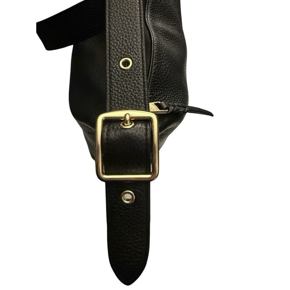 COACH Val Duffle Bag in Pebbled Black Leather K2398-0288 - Picture 12 of 15