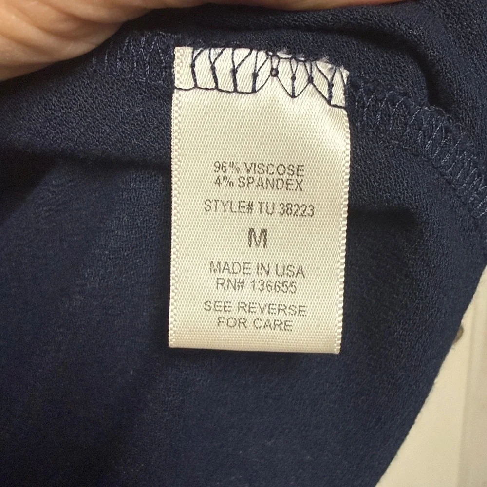 Beacon Navy Women's Blouse - Picture 3 of 7