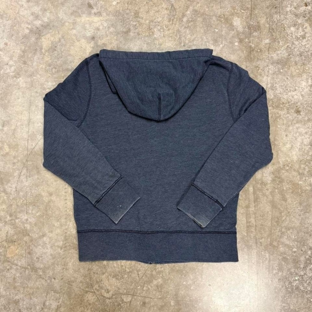 American Eagle Outfitters Vintage Fit Blue Faded Full Zip Y2K Hoodie Size L - Picture 3 of 4