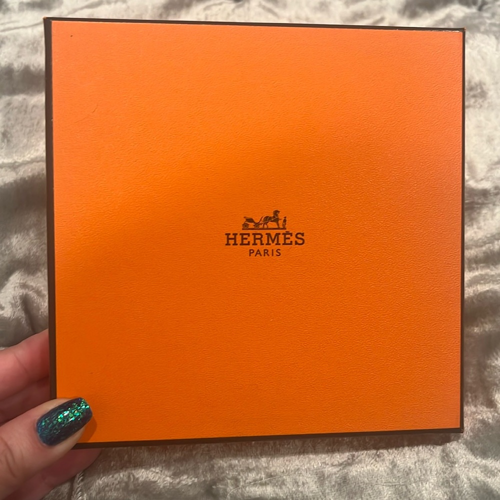 Hermes Small Orange Square Gift Box