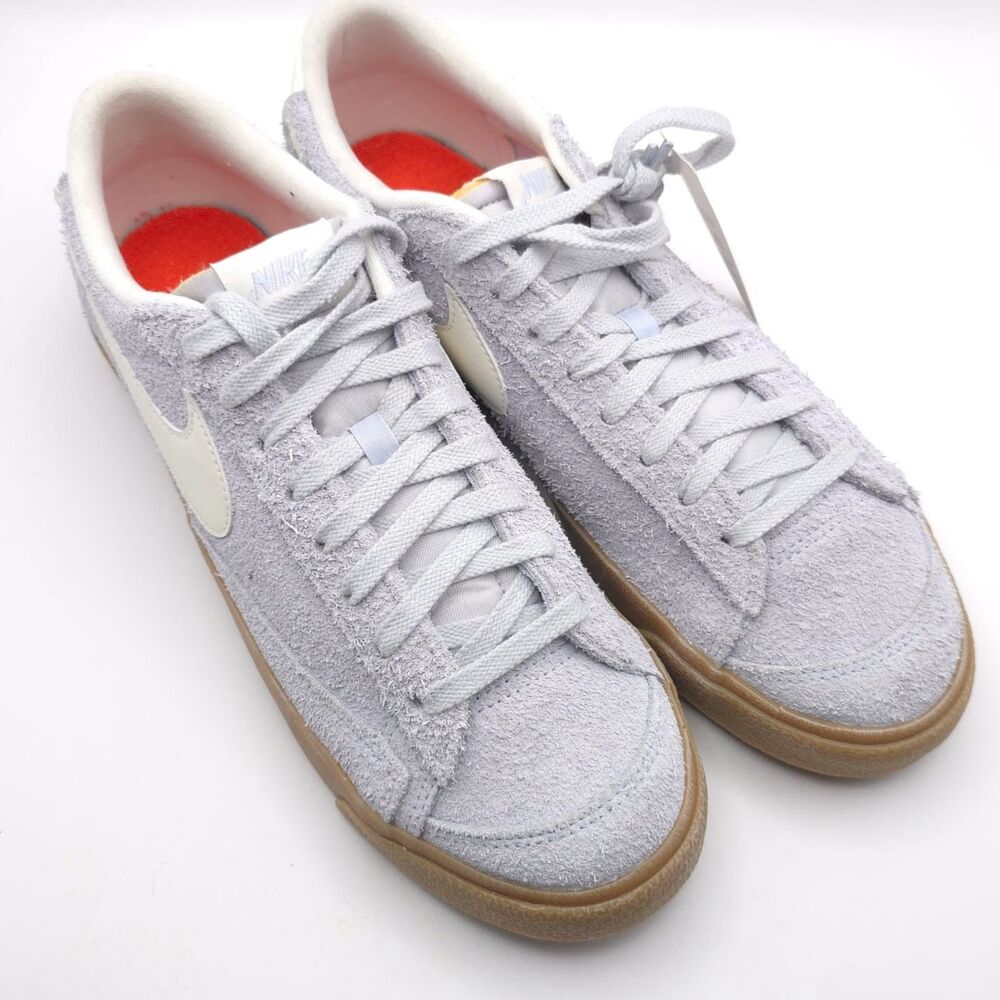 NIKE Sneakers 12 Blazer Low 77 Women’s Suede Gray Vintage Gum Light FQ8060-003