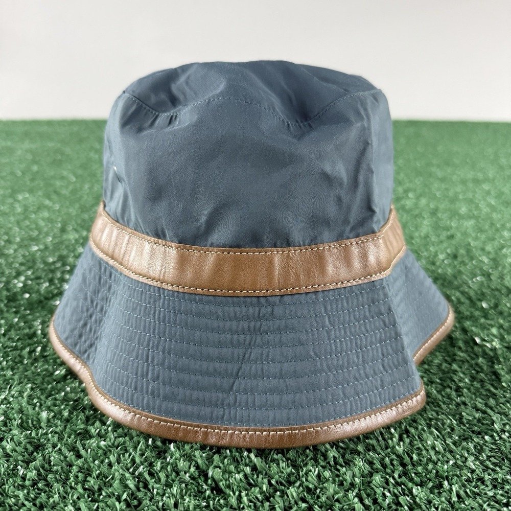 Coach Leatherware Women's Bucket Hat Size Small Blue