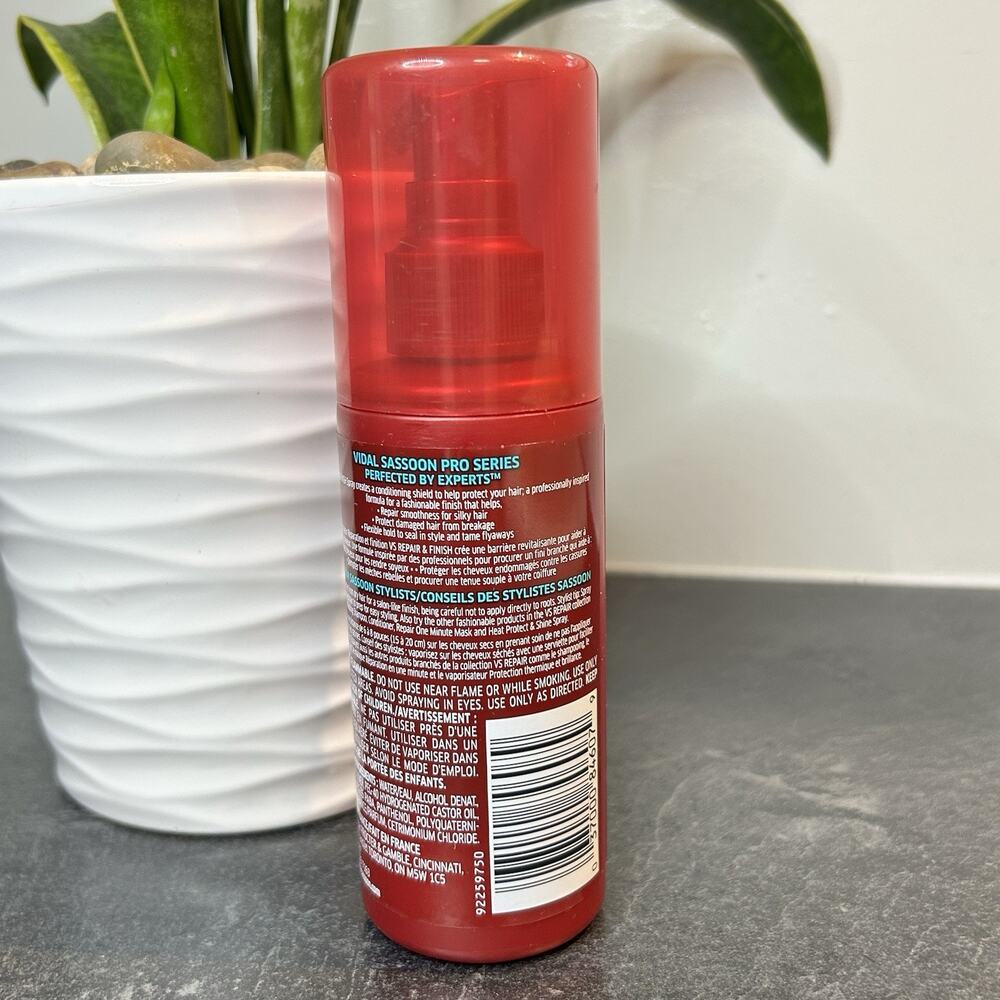 VIDAL SASSOON Pro Series Repair & Finish Spray 5.07oz Made In France‎ - Picture 3 of 5