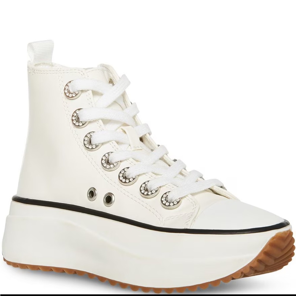 Steve Madden Girls' J-Winston High‎ Top Platform Sneakers (Youth) size 1