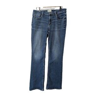 Flaw BKE Peyton Jeans Women’s 31L Bootcut Mid Rise Stretch Blue Denim