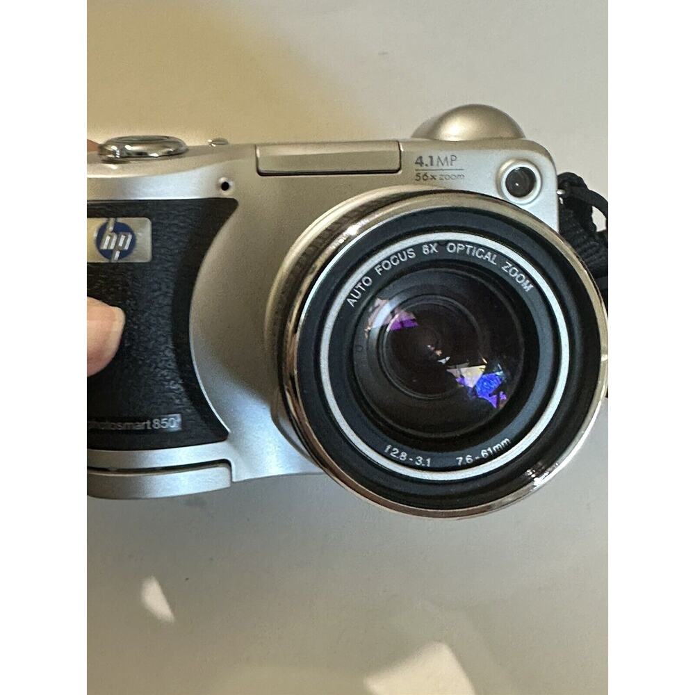 HP Photosmart 850 4.1MP Compact Digital Camera Silver For PARTS / Repair Only - Picture 10 of 10