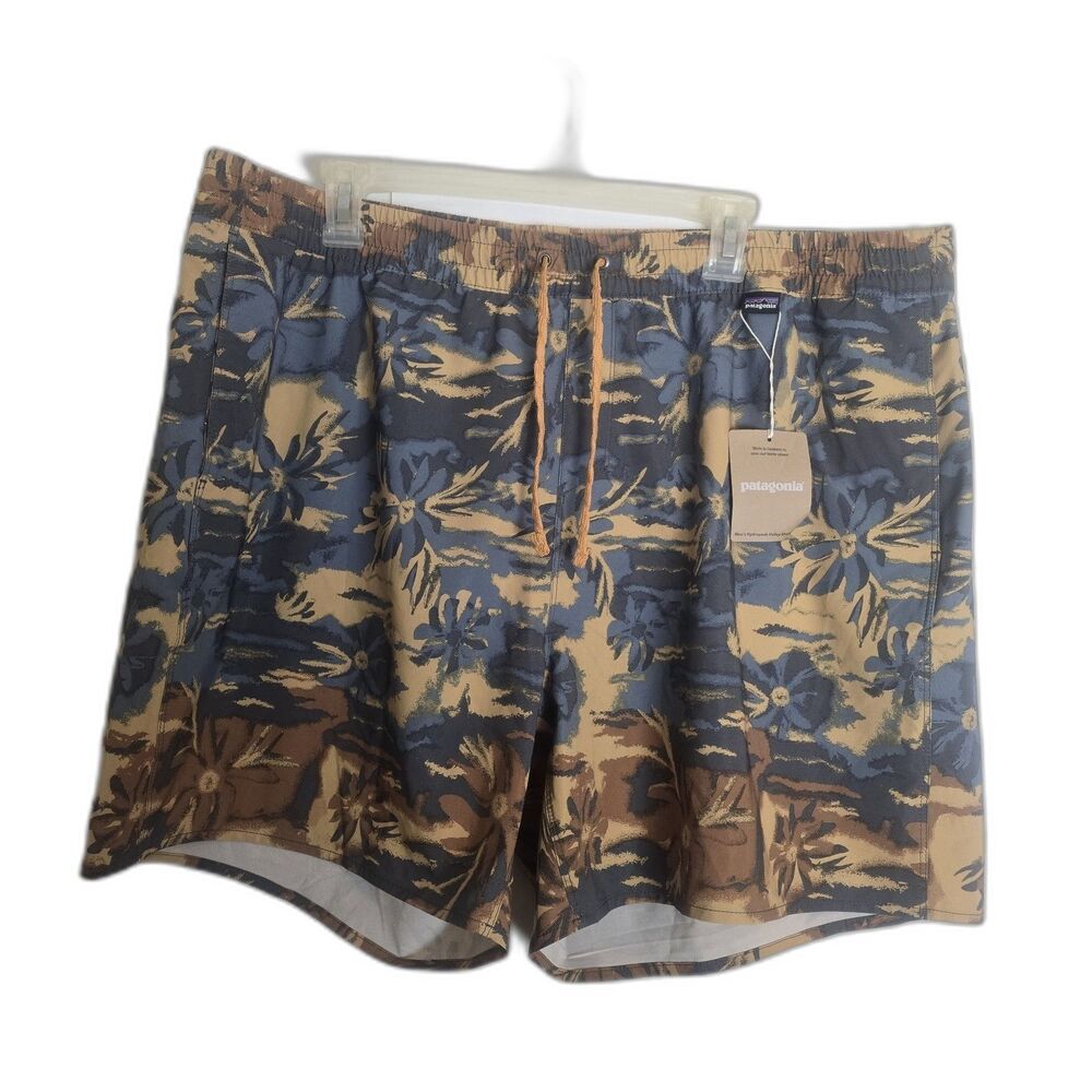 Patagonia Hydropeak Volley Shorts Boardshorts 16" Men XXL Cliffs & Coves