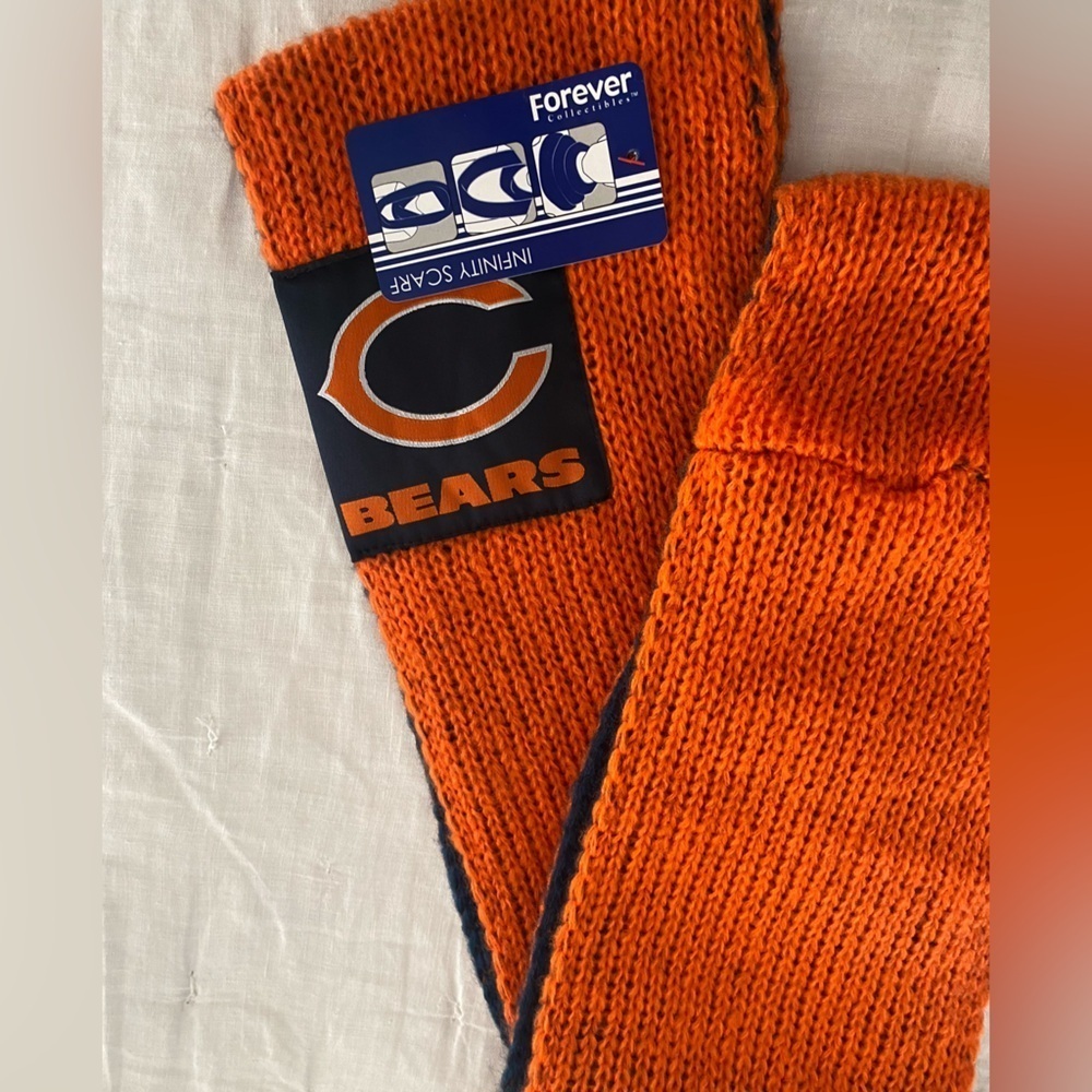 Chicago Bears Orange Infinity Scarf