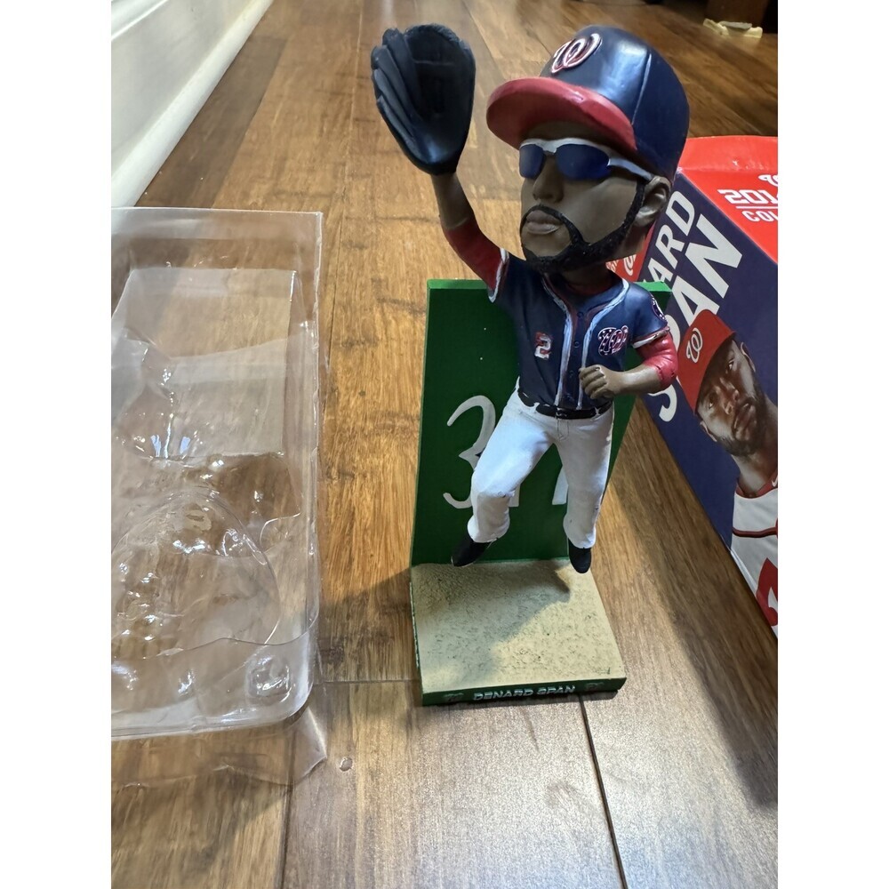Washington Nationals MLB Baseball Denard Span Bobblehead 2014 - Picture 4 of 6