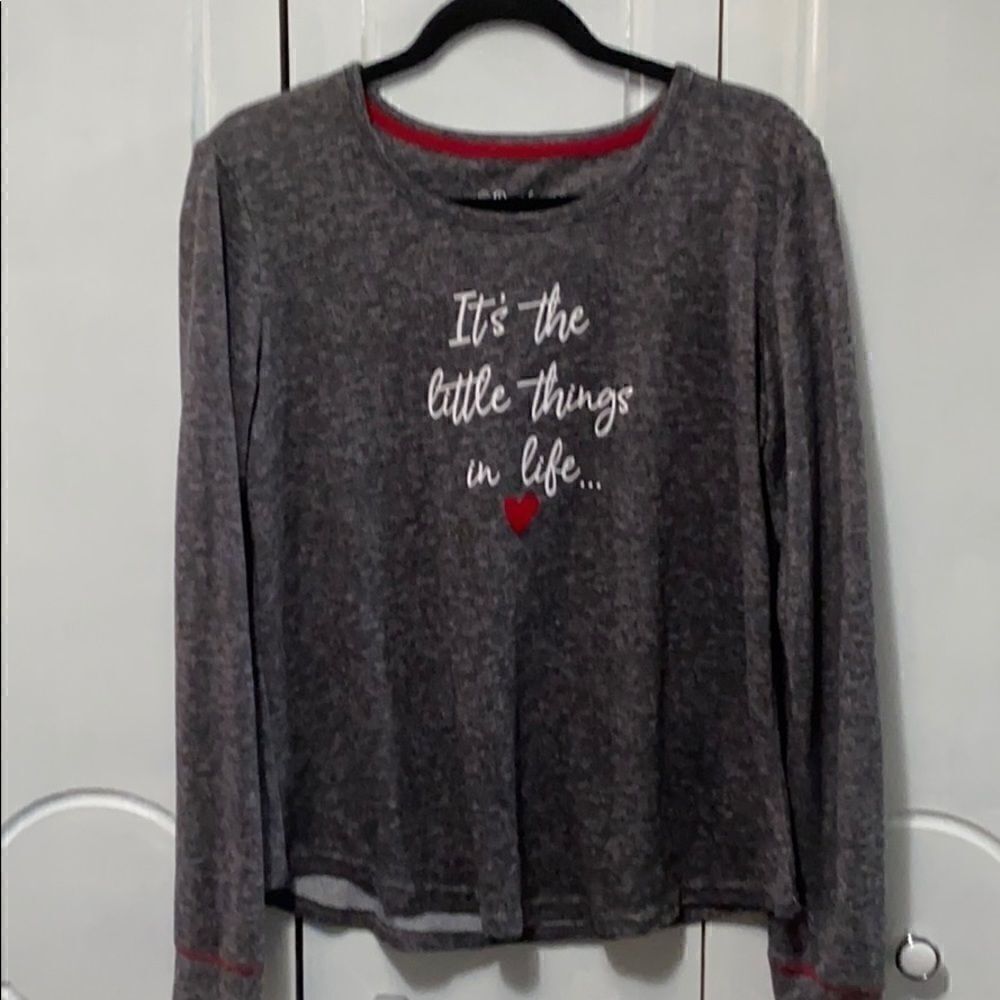 Dearforms Mommy & Me Gray Graphic Sweater M