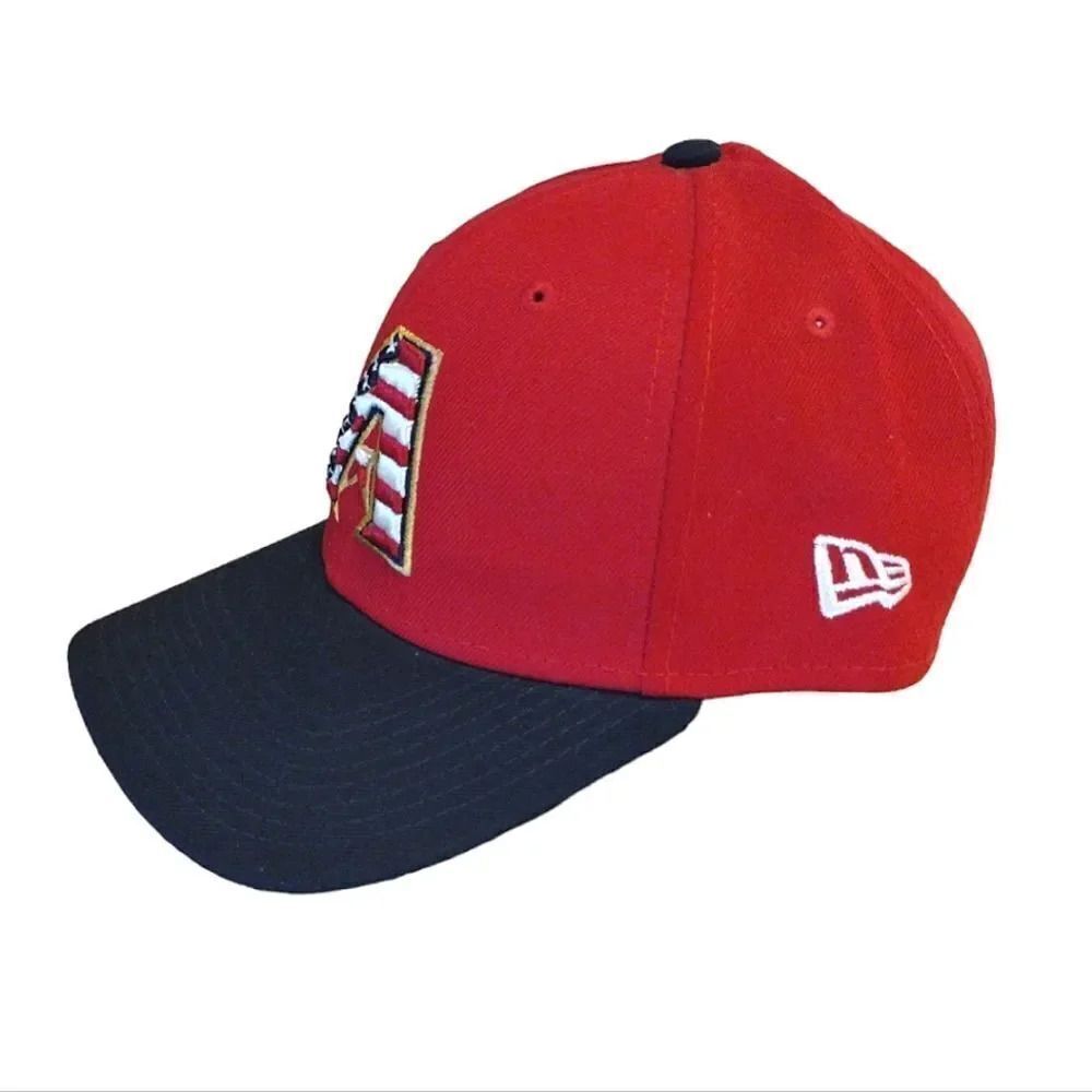 New Era 9Forty Red Arizona Diamondbacks Strap Back Hat - Picture 6 of 13