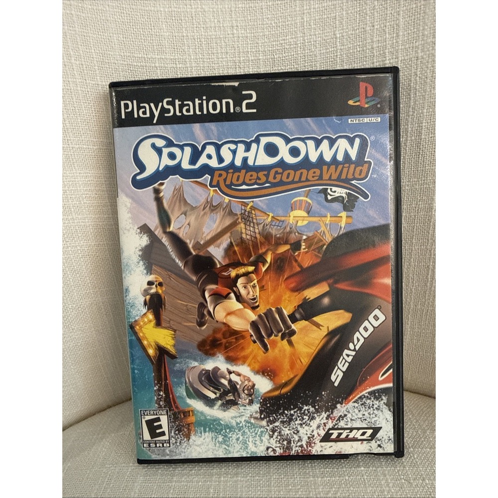 Splashdown: Rides Gone Wild (Sony PlayStation 2, 2003) No Manual Blockbuster EUC