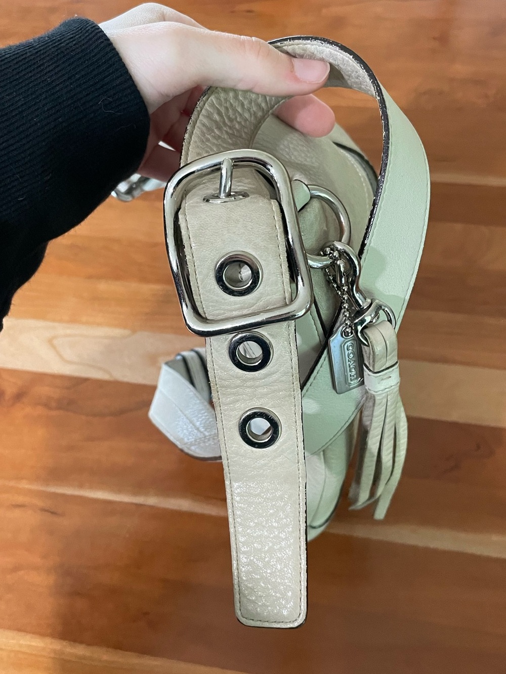 Coach pebble leather signature slim crossbody - Picture 4 of 5