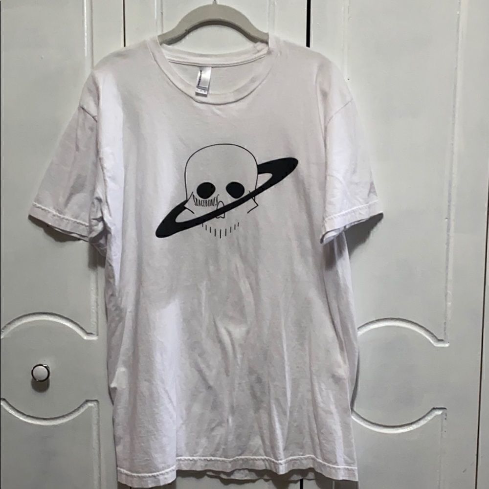 American Apparel Graphic Tee shirt White size L