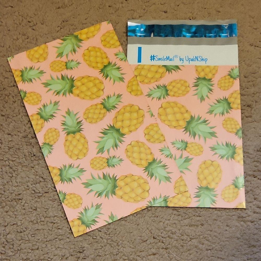 Pineapple Print Poly Mailers
