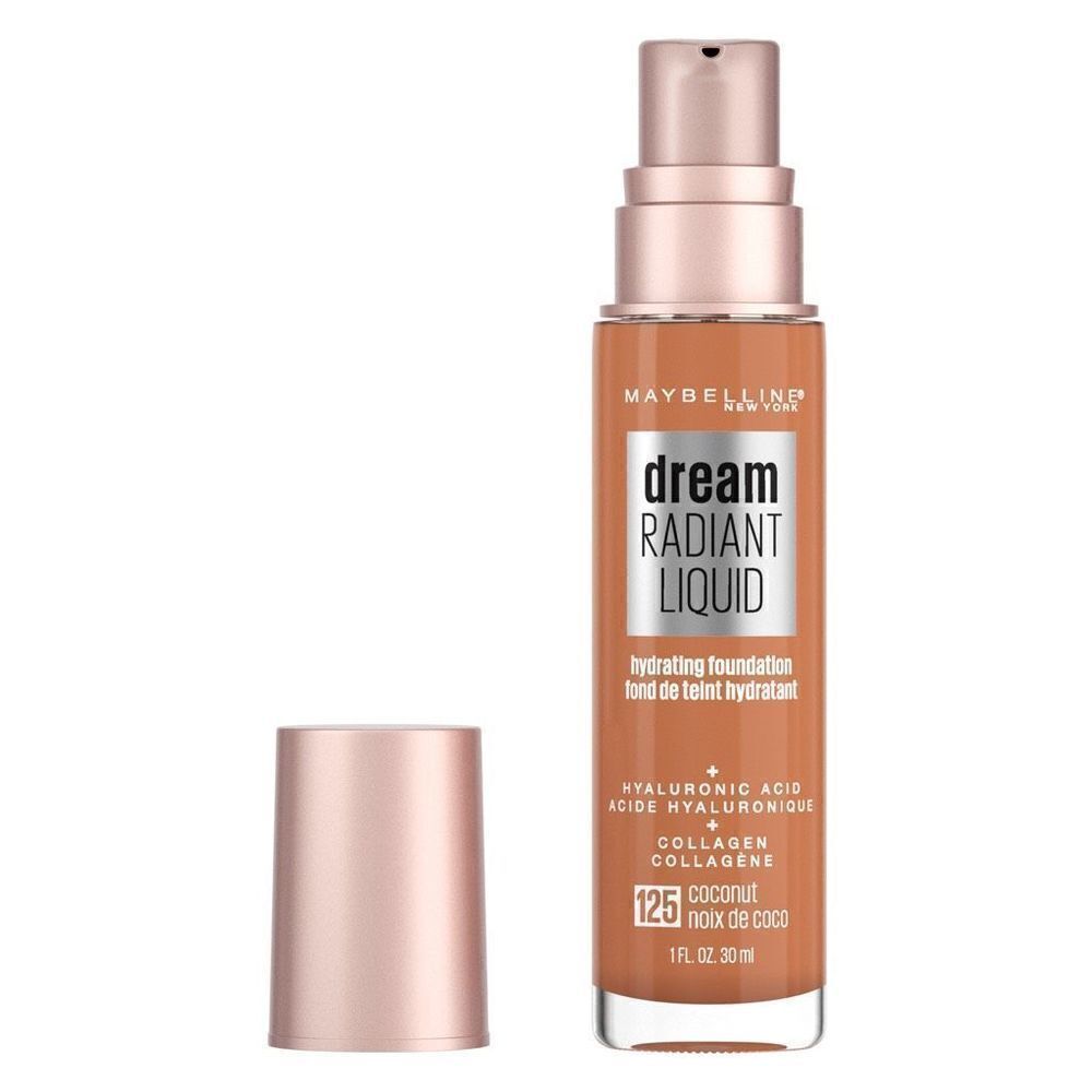 125 Coconut Maybelline Dream Radiant Liquid Hydrating Foundation + Collagen