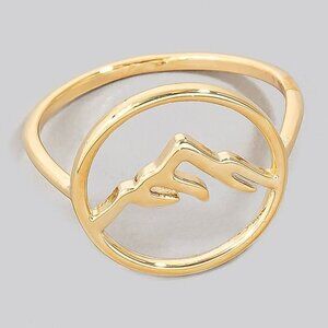 CONNIE GOLD MOUNTAIN RING