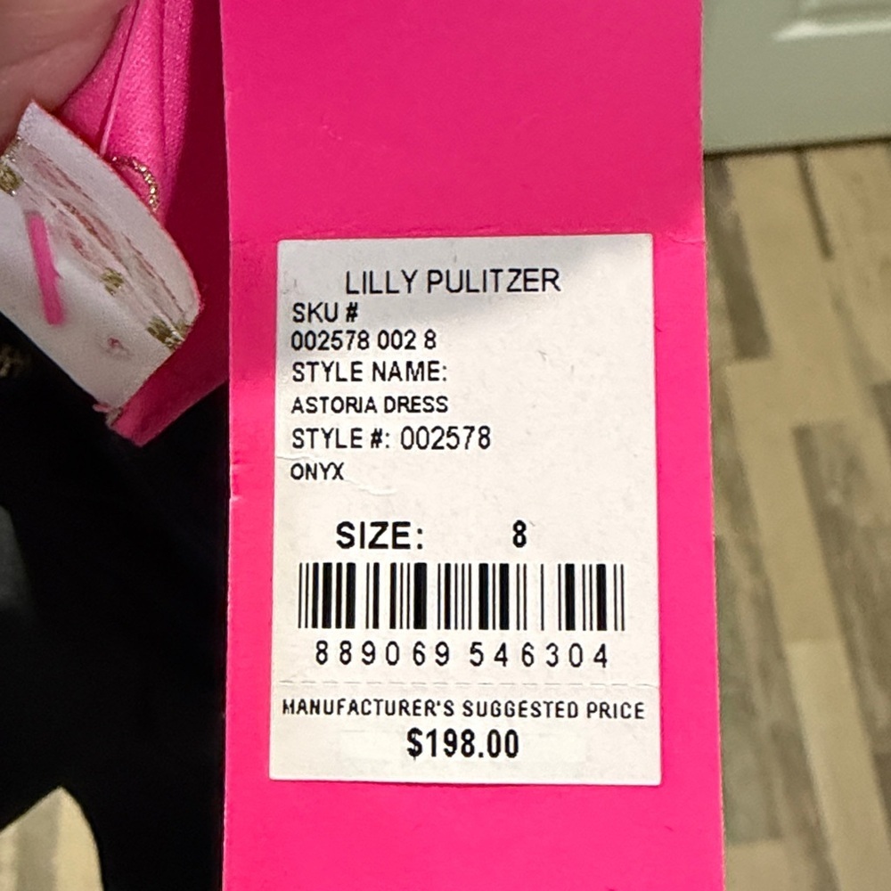 Lilly Pulitzer Black Ruffle Mini Dress - Picture 5 of 6