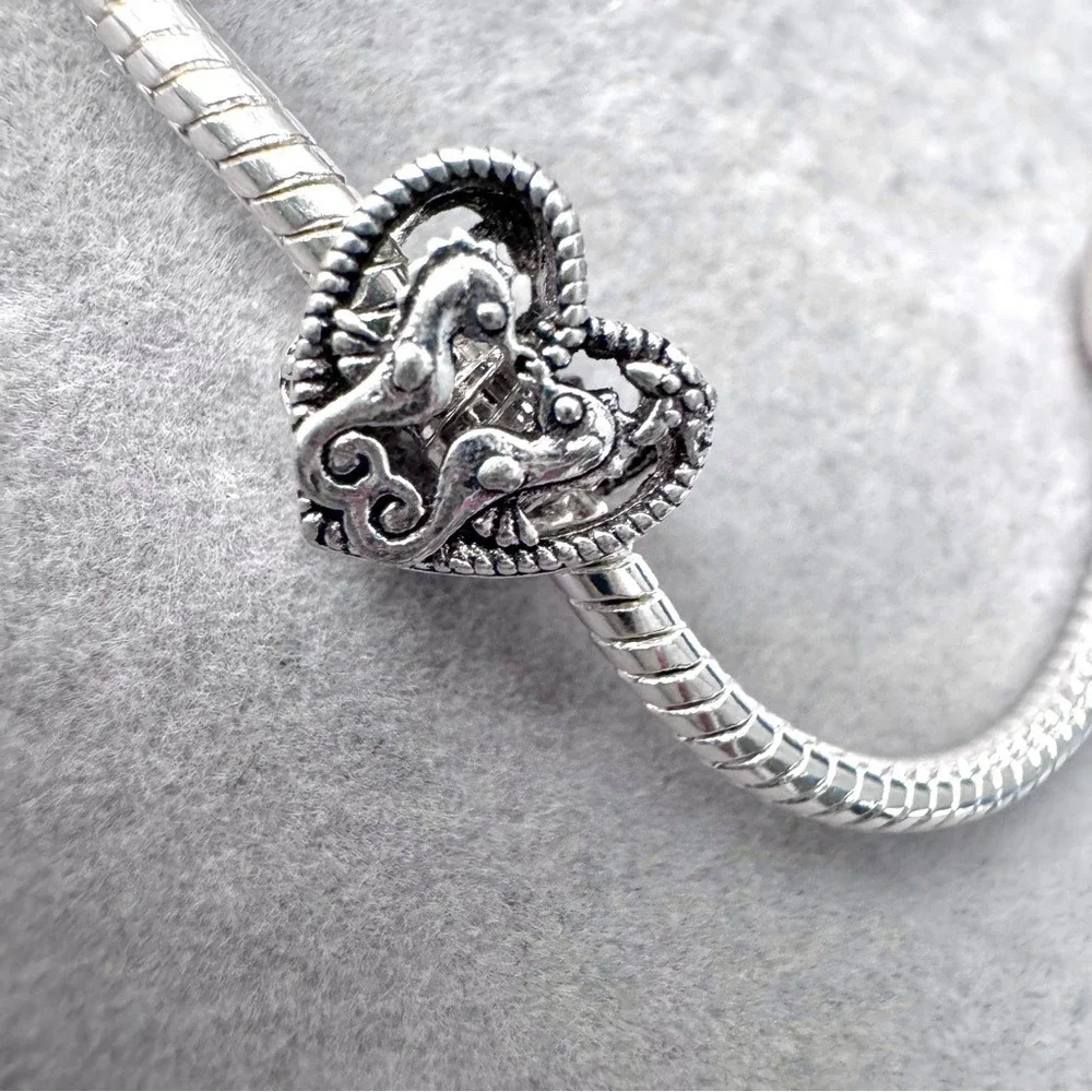 Seahorses in Love Charm fits PANDORA - Picture 2 of 10