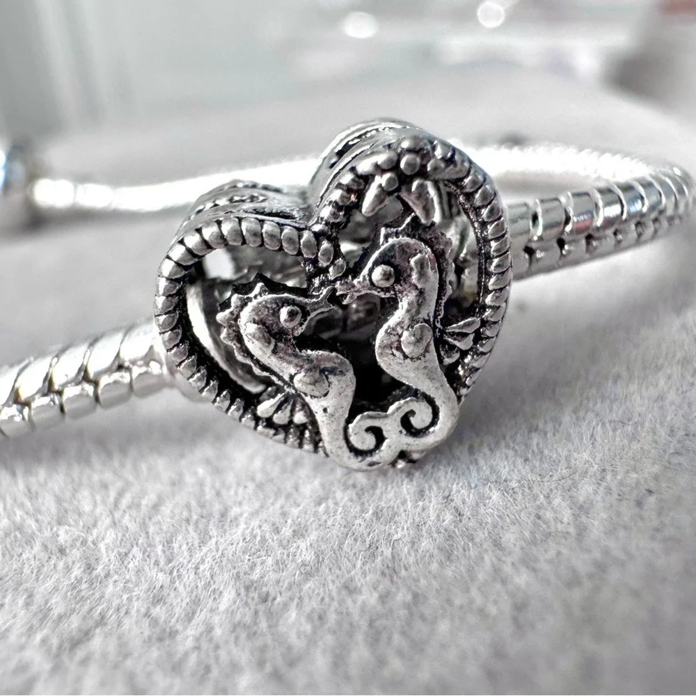 Seahorses in Love Charm fits PANDORA - Picture 4 of 10
