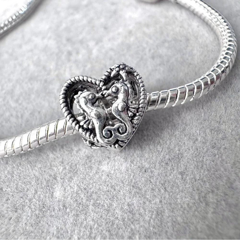 Seahorses in Love Charm fits PANDORA - Picture 8 of 10