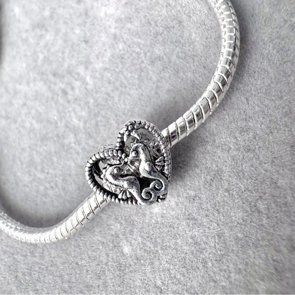 Seahorses in Love Charm fits PANDORA - Picture 9 of 10