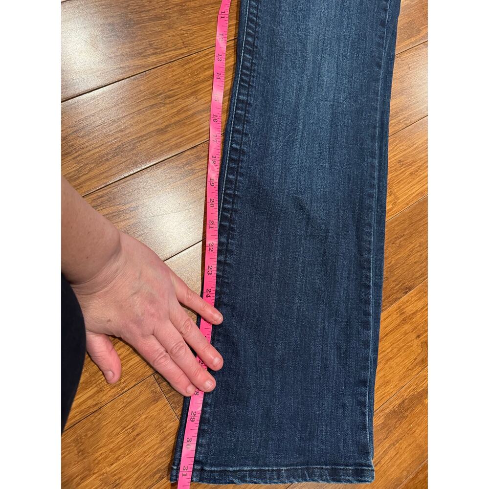 Seven7 Tummyless High Rise Bootcut Jeans Dark Wash Size 16 - Picture 6 of 8