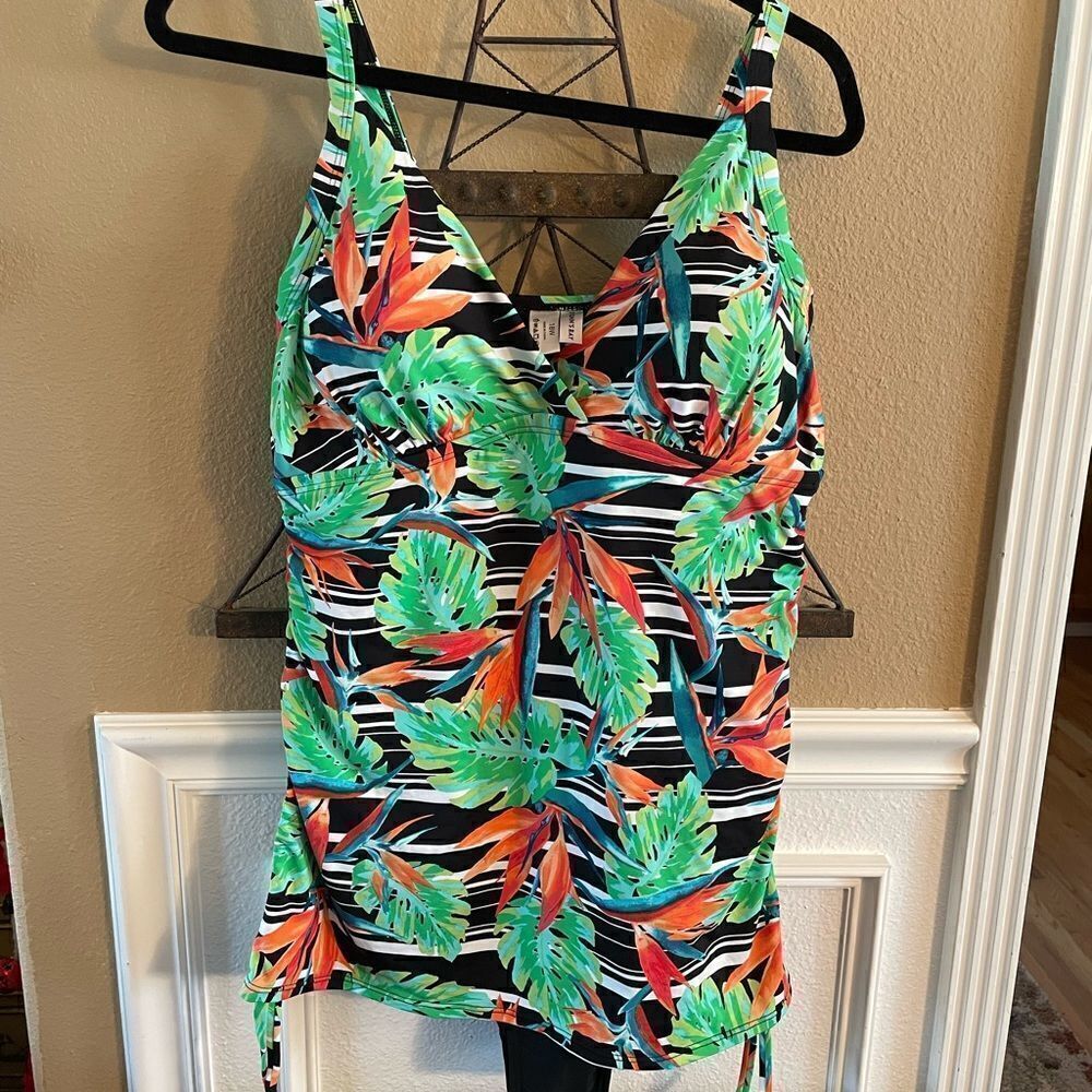 St. John’s Bay Tropical Swim Suit One Piece