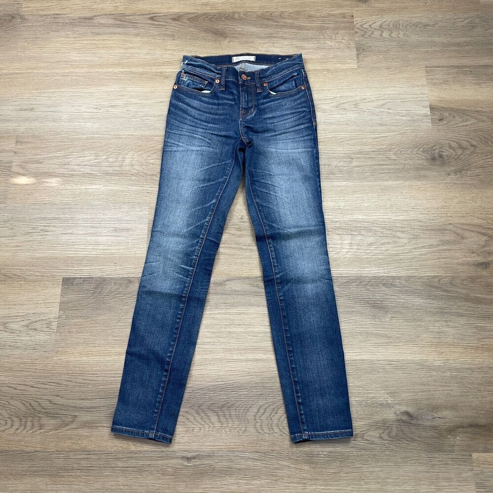 Madewell Jeans Womens 24 Blue High Skinny Skinny Denim Distressed