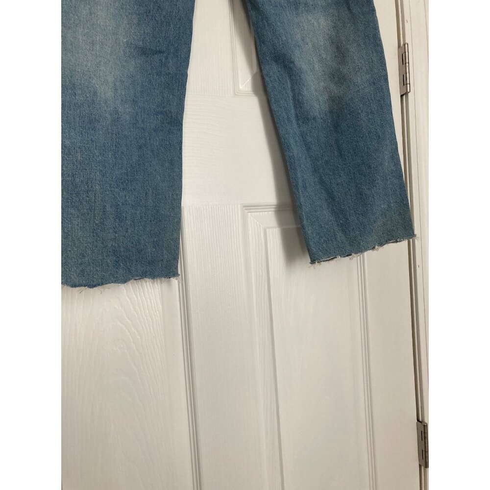 BDG Slim Straight Distressed Raw Hem Hidden Button Fly Jeans Size 29β - Picture 4 of 12