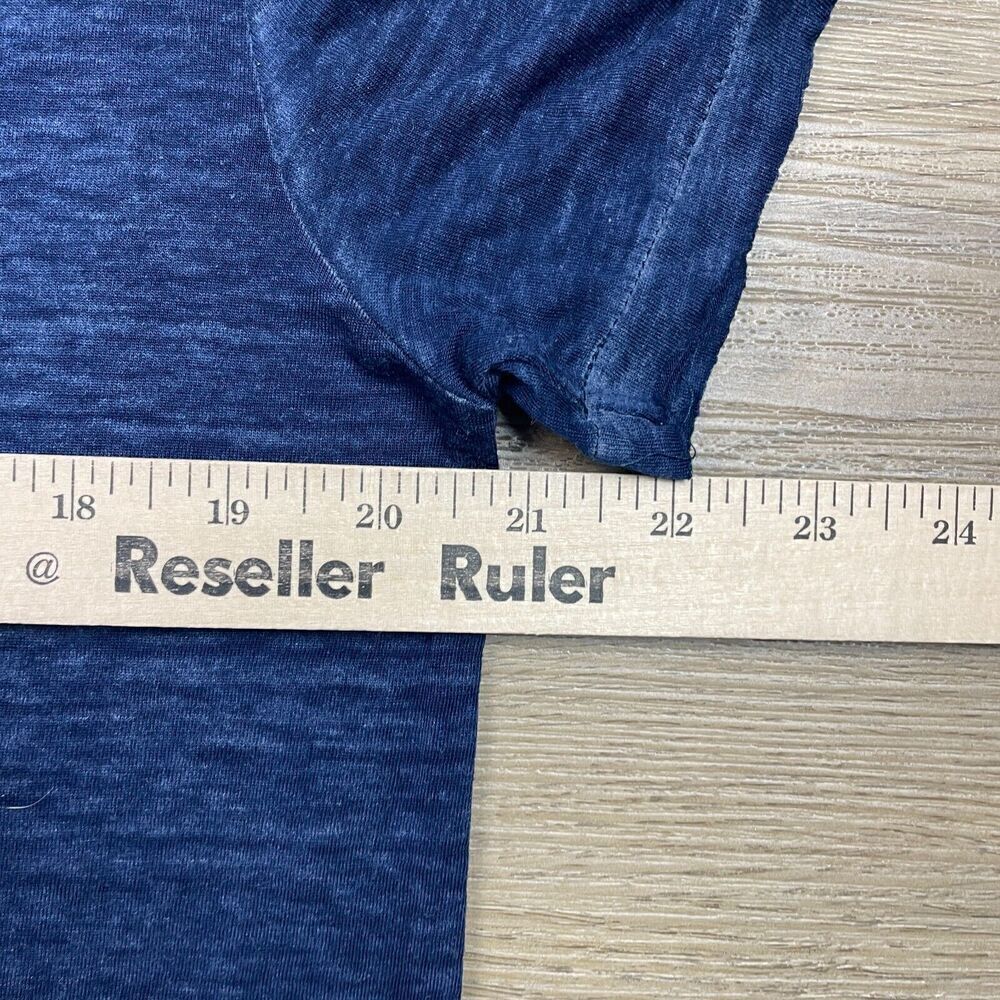 Eleven Paris Shirt Mens Large Blue Designer Basic Lightweight Blank - Picture 9 of 11