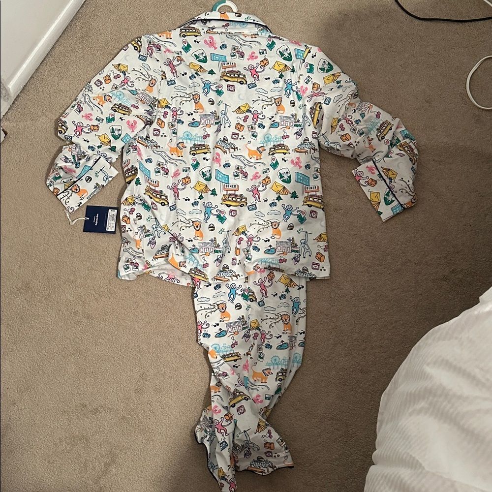 NWT Roller Rabbit Diner Limited Pajamas Small - Picture 4 of 4