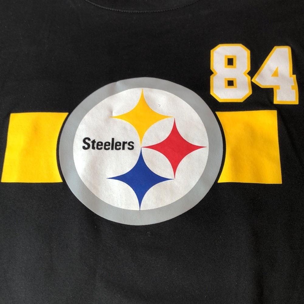 NFL Black and Gold Steelers Dry Fit Jersey Antonio Brown 84 NWOT Men’s XL - Picture 2 of 9