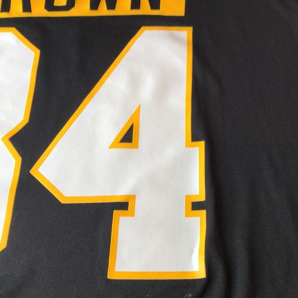 NFL Black and Gold Steelers Dry Fit Jersey Antonio Brown 84 NWOT Men’s XL - Picture 9 of 9