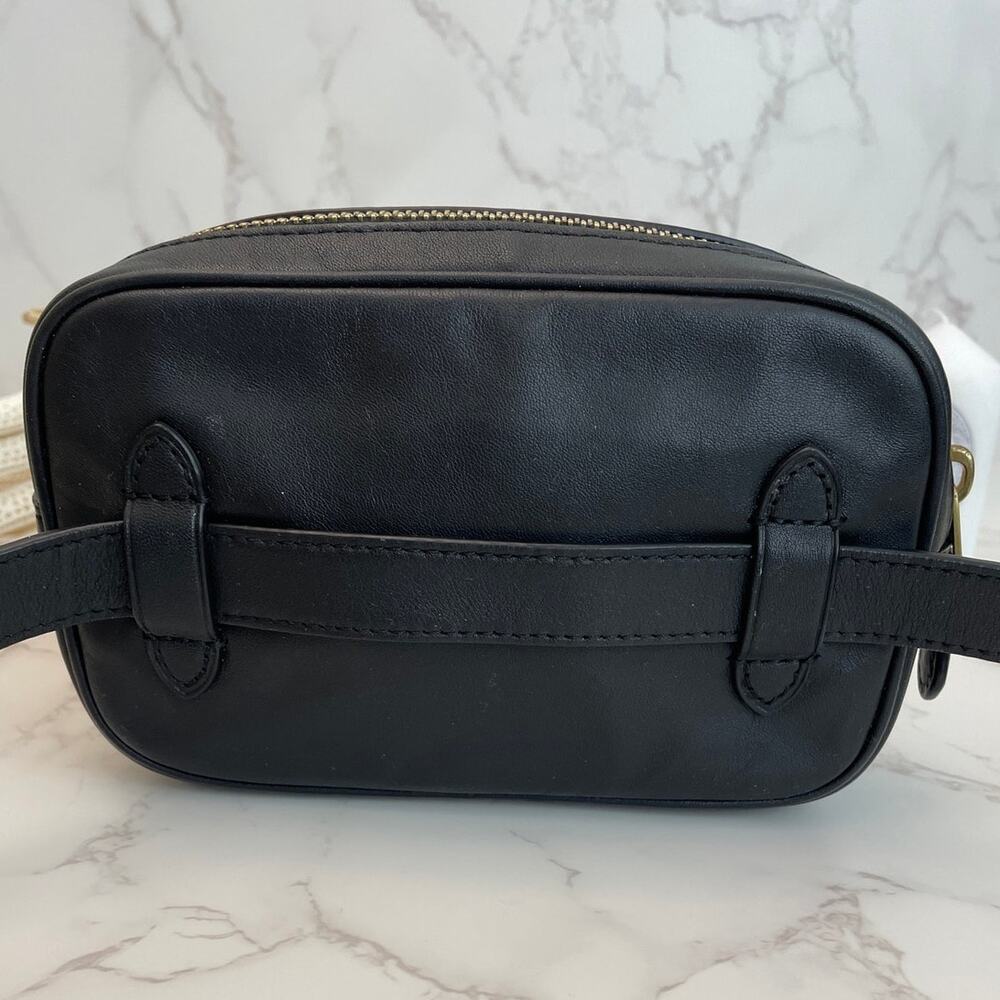 COACH Black Quilted Leather Belt Bag EUC - Picture 4 of 10