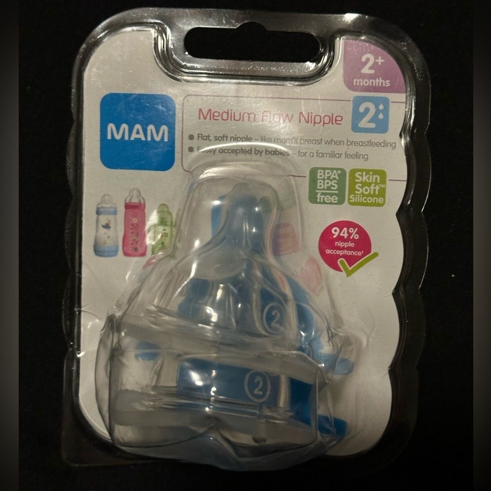 MAM Medium flow nippe 2+ mounts