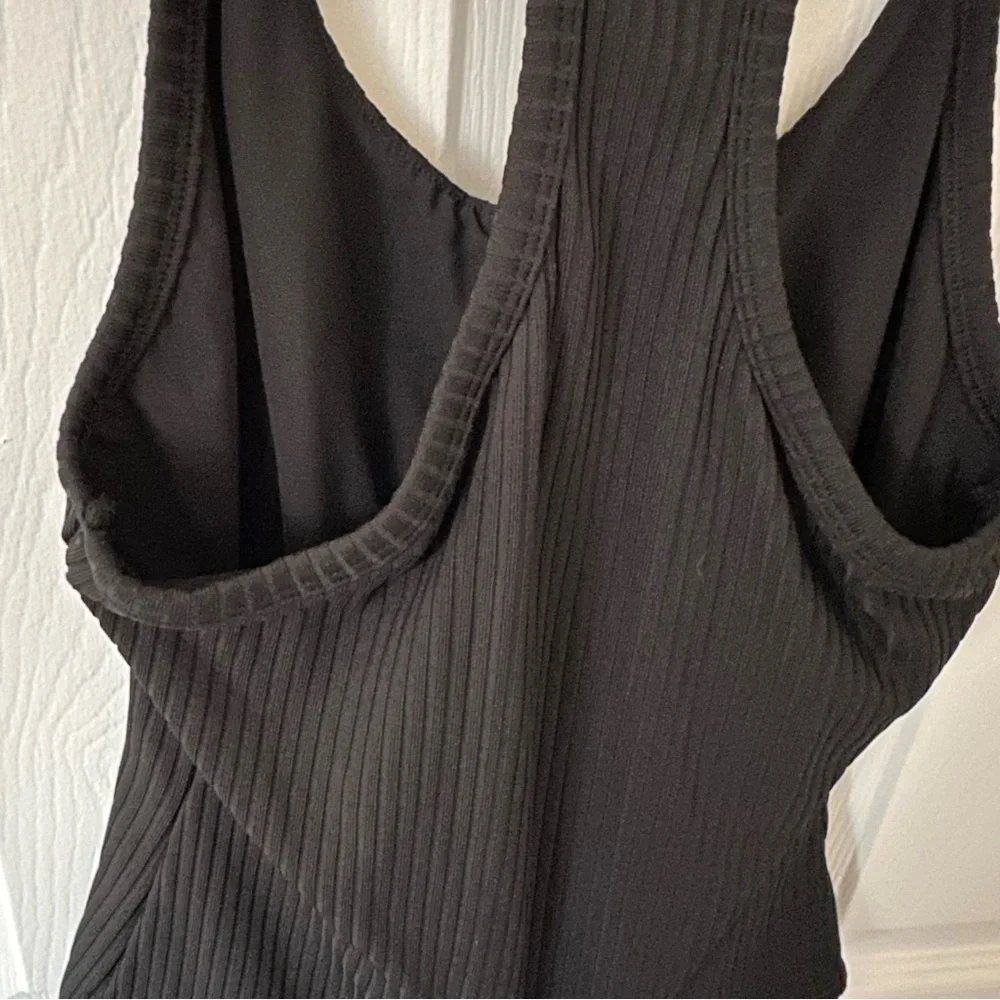 Black Ribbed Bodysuit - Picture 7 of 7