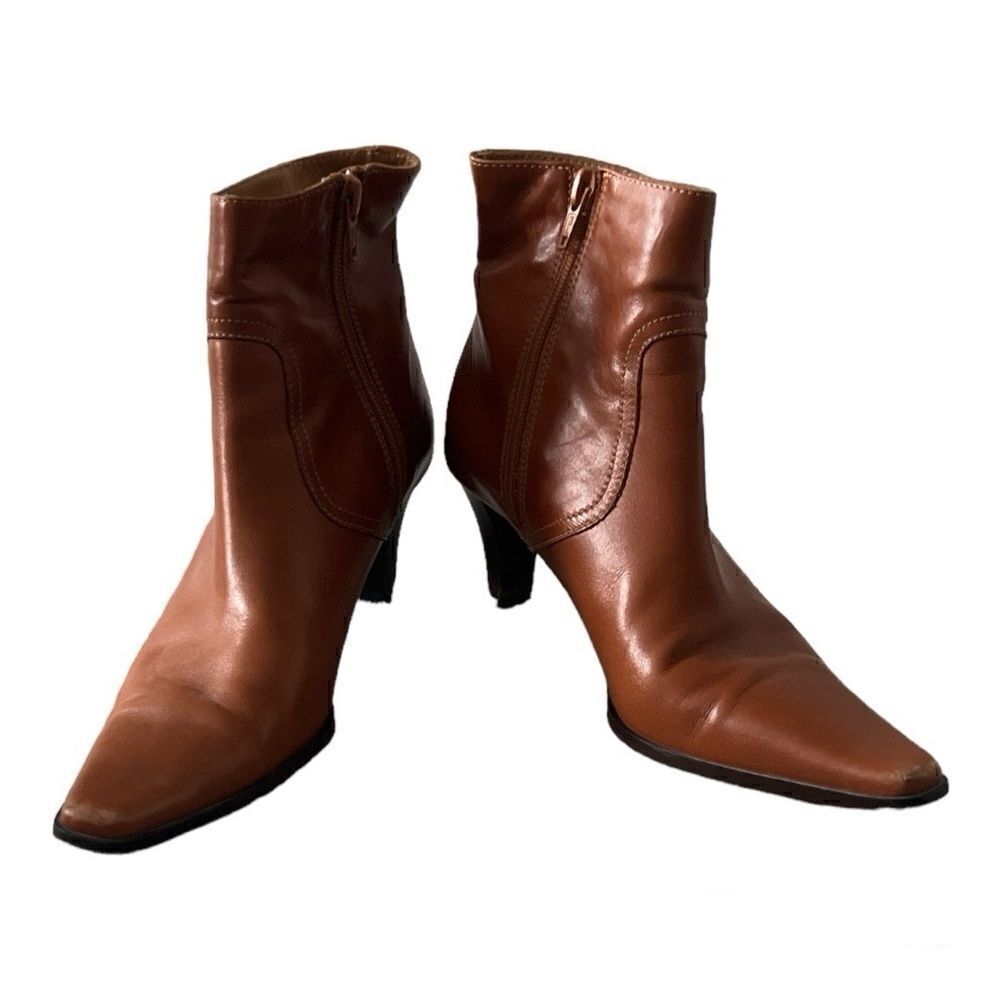 Coach Alexis Leather Ankle Booties size 6