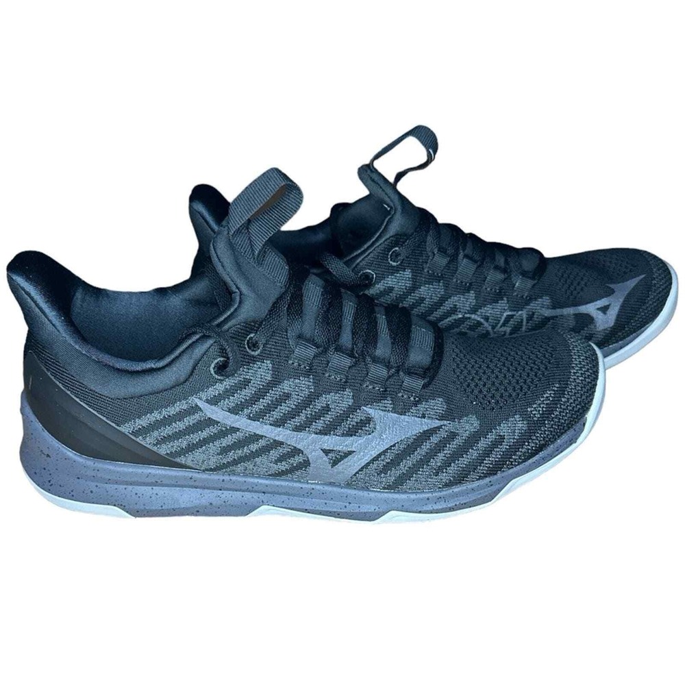 Mizuno Womens 10 Cross Trainer Black/Gray‎ Athletic Sneakers Shoes NEW