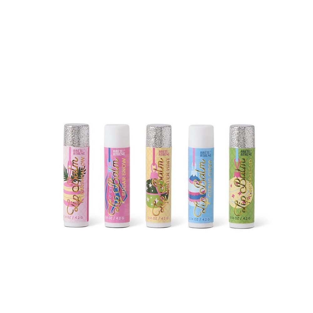 Ardene Glitter Cap Lip Balm Moisturizing Collection New In case Christmas - Picture 2 of 2