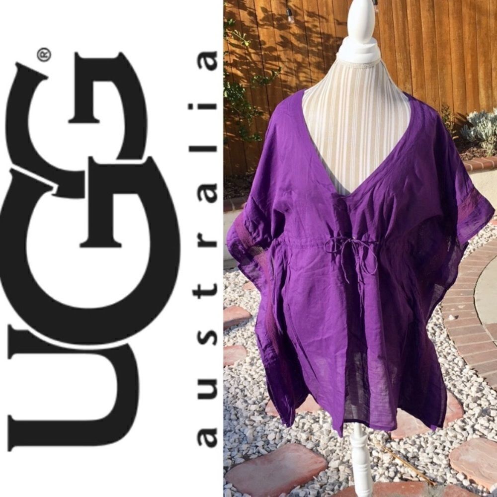 UGG purple swimsuit coverup