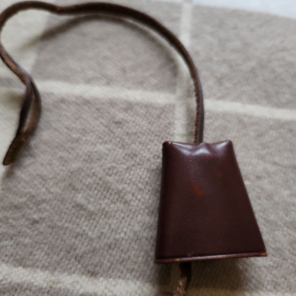 Hermes Brown Leather Clochette - Picture 3 of 10